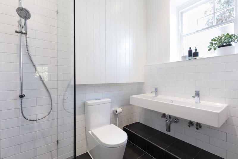High-Tech Bathroom with Smart Fixtures
