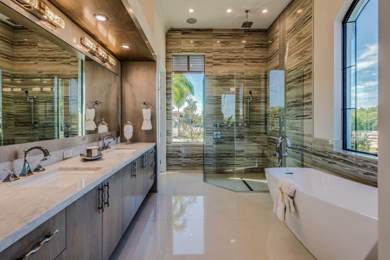 Luxury Master Bathroom Flooring